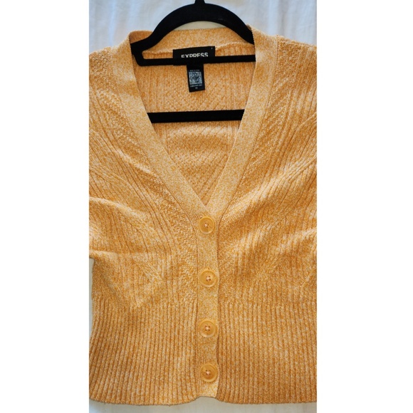 Express Knit Button-Front Cardigan – XS - Picture 5 of 10
